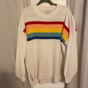 Oversized chenille sweater